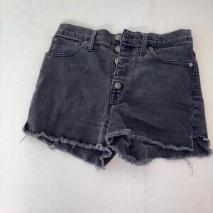 Madewell Gray Jean Shorts